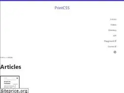 Sites similar to printcss.blog