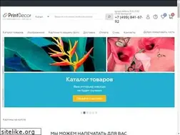Sites similar to printdecor.ru