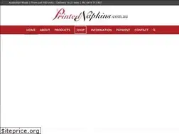Sites similar to printednapkins.com.au