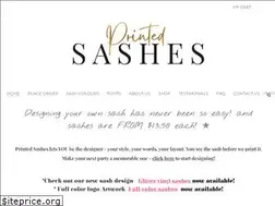 Sites similar to printedsashes.com.au
