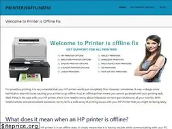 Sites similar to printerisofflinefix.com