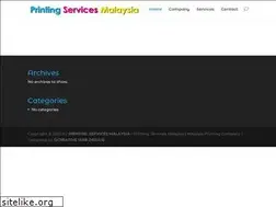 Sites similar to printingservicesmalaysia.com