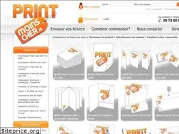 Sites similar to printmoinscher.fr
