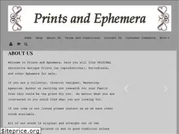 Sites similar to printsandephemera.com