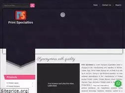 Sites similar to printspecialities.com