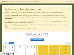 Sites similar to printsudoku.com