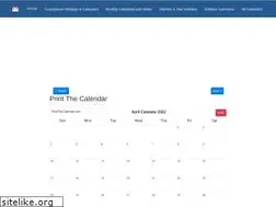 Sites similar to printthecalendar.com