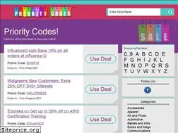 Sites similar to prioritycodes.com