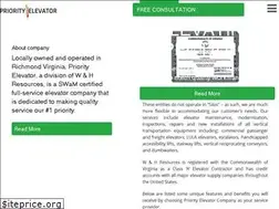 Sites similar to priorityelevator.com