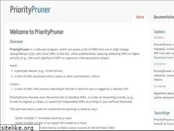 Sites similar to prioritypruner.sourceforge.net