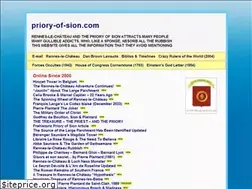 Sites similar to priory-of-sion.com