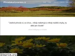Sites similar to prirodakarlovarska.cz
