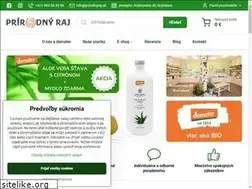 Sites similar to prirodnyraj.sk