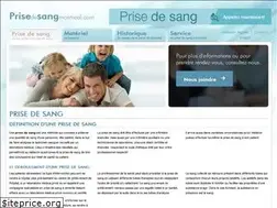 Sites similar to prisedesangmontreal.com