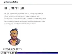 Sites similar to priteshusadadiya.com