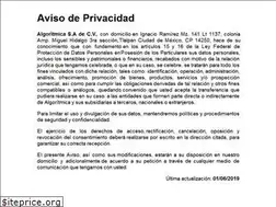 Sites similar to privacidad.algoritmica.com.mx