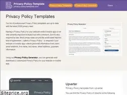 Sites similar to privacy-policy-template.com