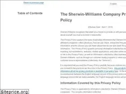 Sites similar to privacy.sherwin-williams.com