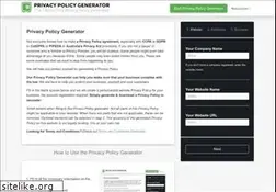 Sites similar to privacypolicygenerator.info