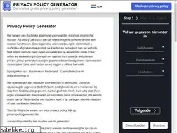 Sites similar to privacypolicygenerator.nl