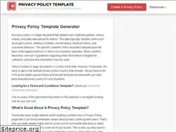 Sites similar to privacypolicytemplate.net