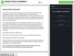 Sites similar to privacypolicyvoorbeeld.nl