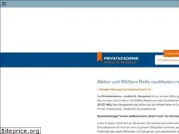 Sites similar to privatakademie.de