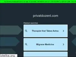 Sites similar to privatdozent.com
