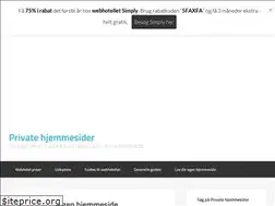 Sites similar to private-hjemmesider.dk