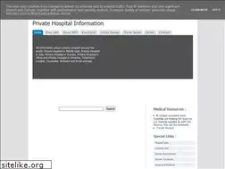 Sites similar to private-hospital.blogspot.com