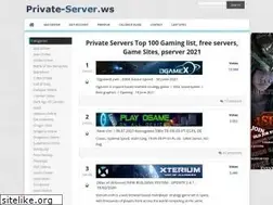 Sites similar to private-server.ws