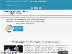 Sites similar to privateallstarcars.com