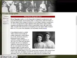 Sites similar to privatebiographer.com