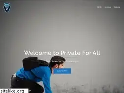 Sites similar to privateforall.com