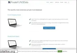 Sites similar to privatefunddata.com