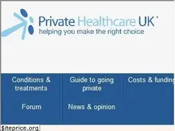 Sites similar to privatehealth.co.uk