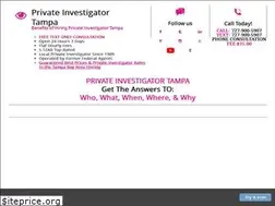 Sites similar to privateinvestigatorintampa.com