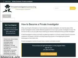 Sites similar to privateinvestigatorlicense.org