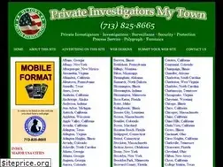 Sites similar to privateinvestigatorsmytown.com