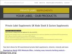 Sites similar to privatelabelsupplements.co.uk