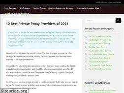 Sites similar to privateproxyreviews.com