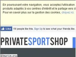 Sites similar to privatesportshop.fr