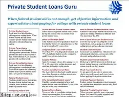 Sites similar to privatestudentloans.guru