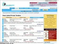 Sites similar to privatetenders.in