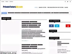 Sites similar to privatetutorsbd.com