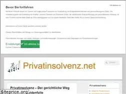 Sites similar to privatinsolvenz.net