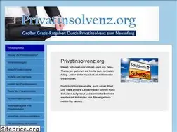 Sites similar to privatinsolvenz.org