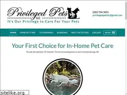 Sites similar to privilegedpets.com