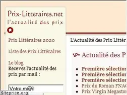 Sites similar to prix-litteraires.net