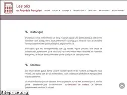 Sites similar to prix-polynesie.com
